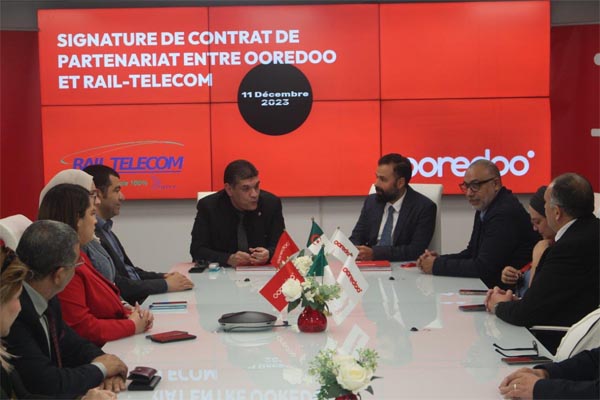 Convention de partenariat entre Rail Télécom et Ooredoo Algérie